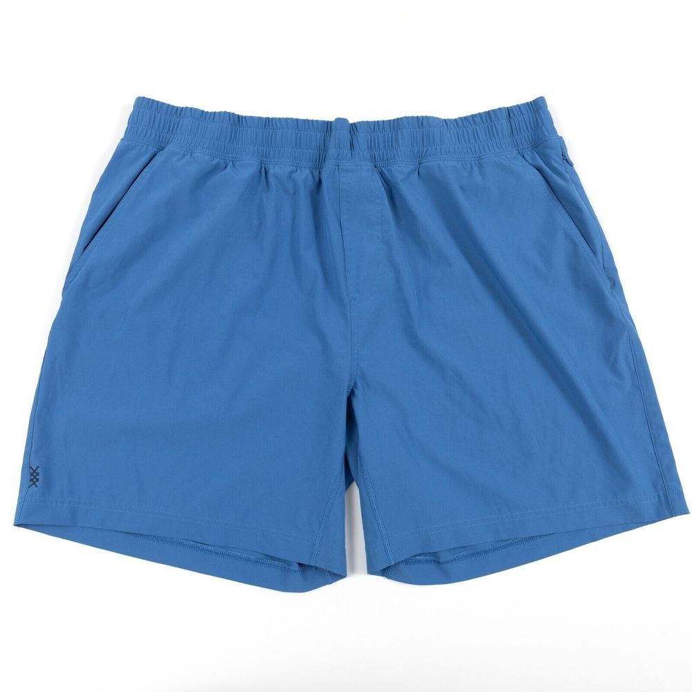 Rhone Mens Blue Shorts Sports XXL 7" Mako Short - Unlined Casual Comfortable EUC